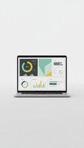 Performance analytics dashboard for laptop