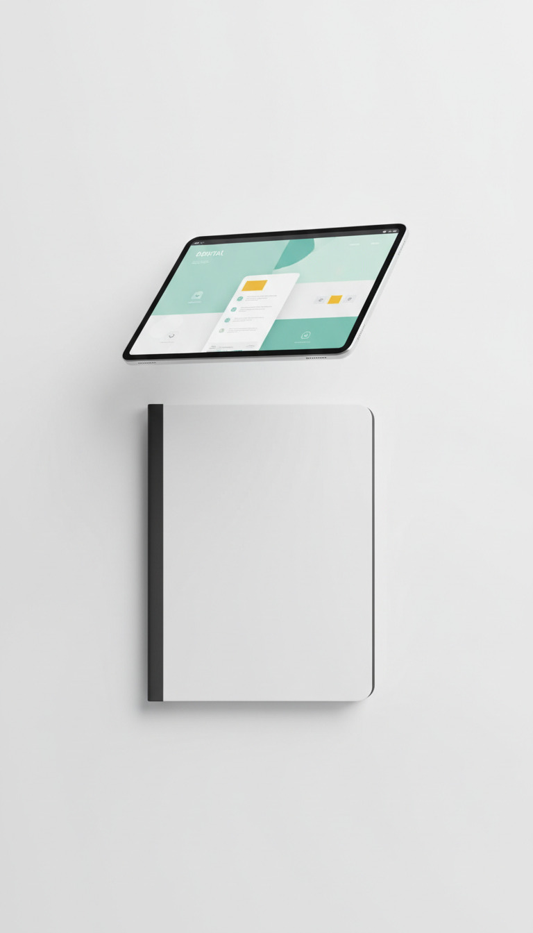 Branded onboarding booklet with strategic roadmap
